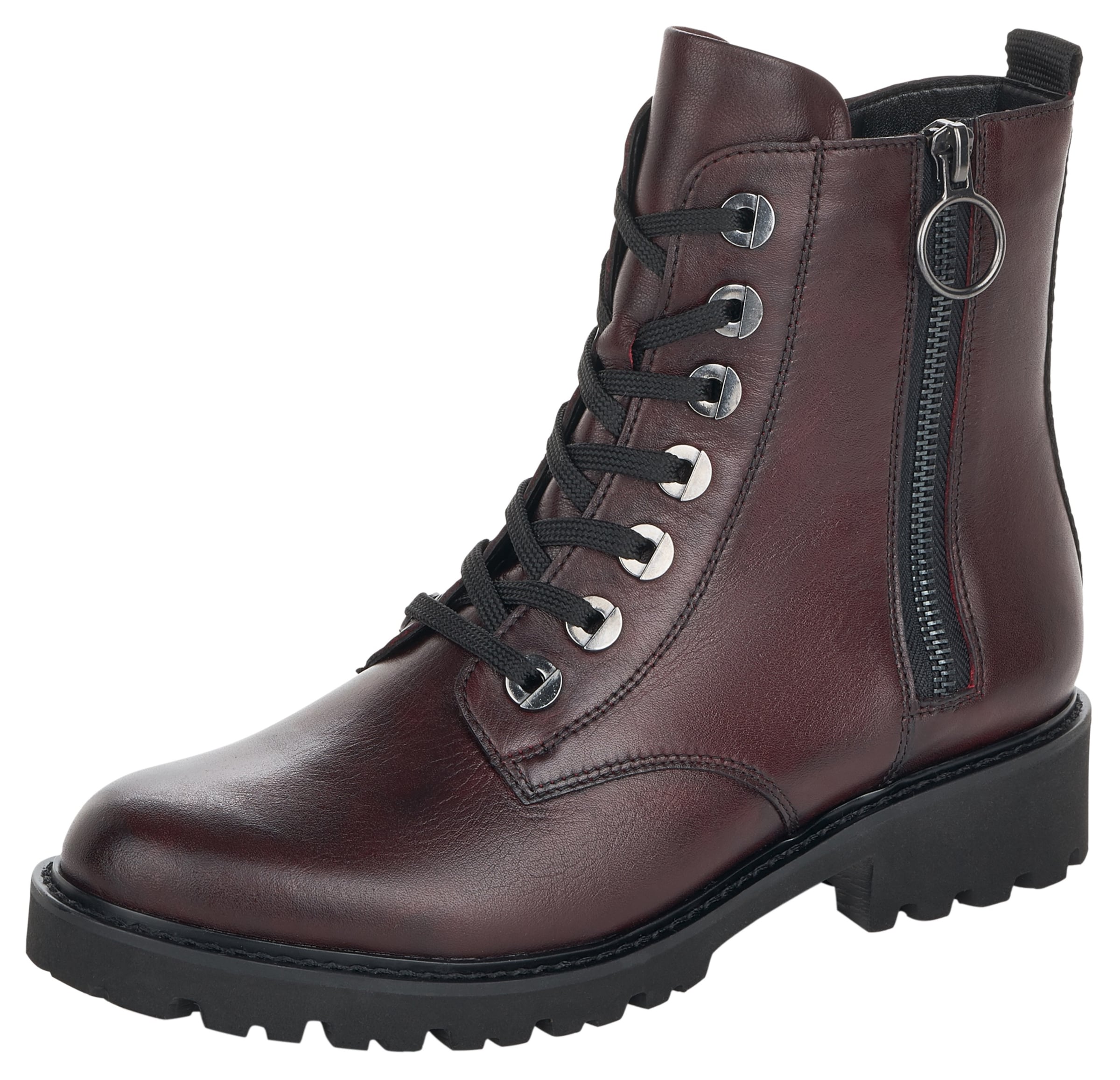 Botines con cordones REMONTE en Burdeos 8351632