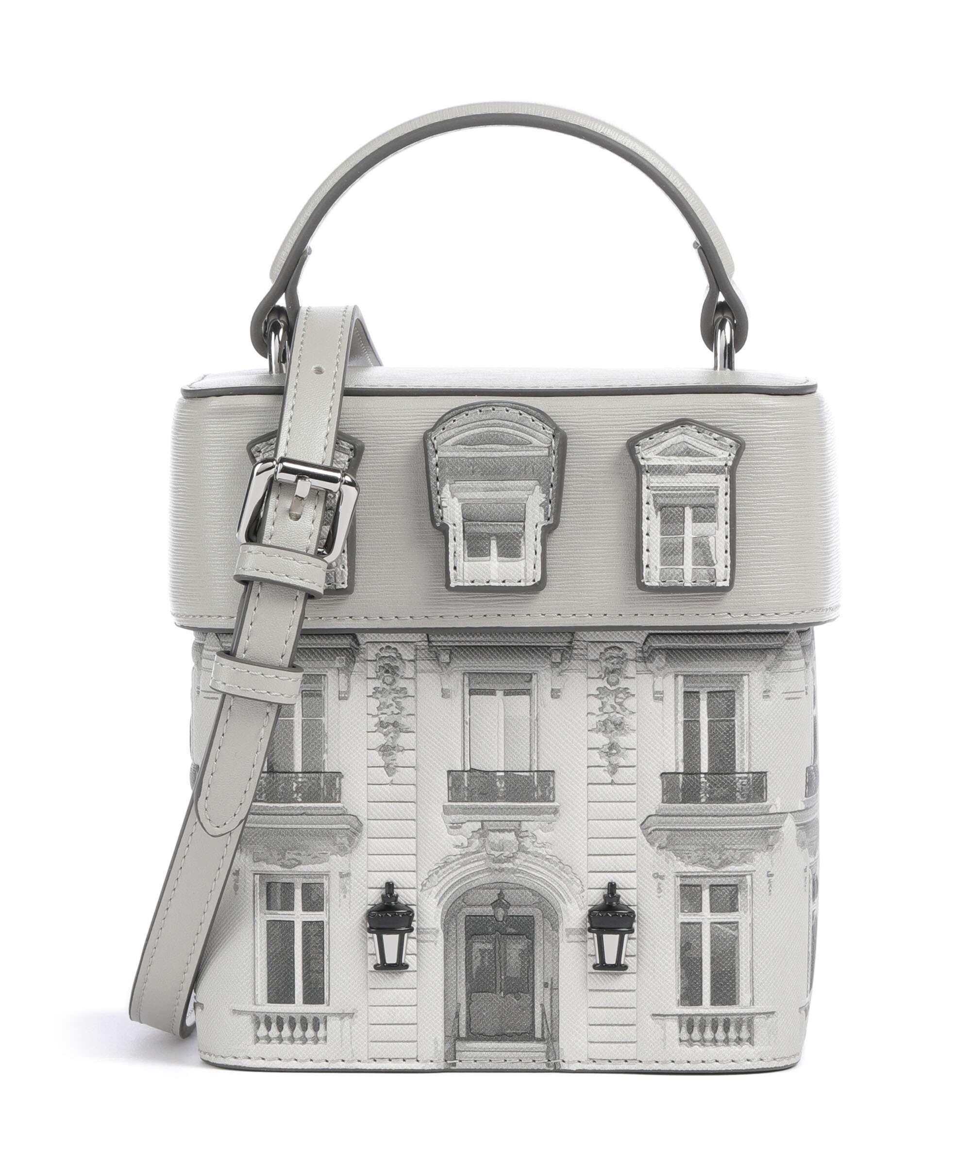 Rue St Guillaume Bandolera sintética gris claro Venta flash